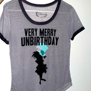 DISNEY MAD HATTER MERRY UNBIRTHDAY SHIRT
